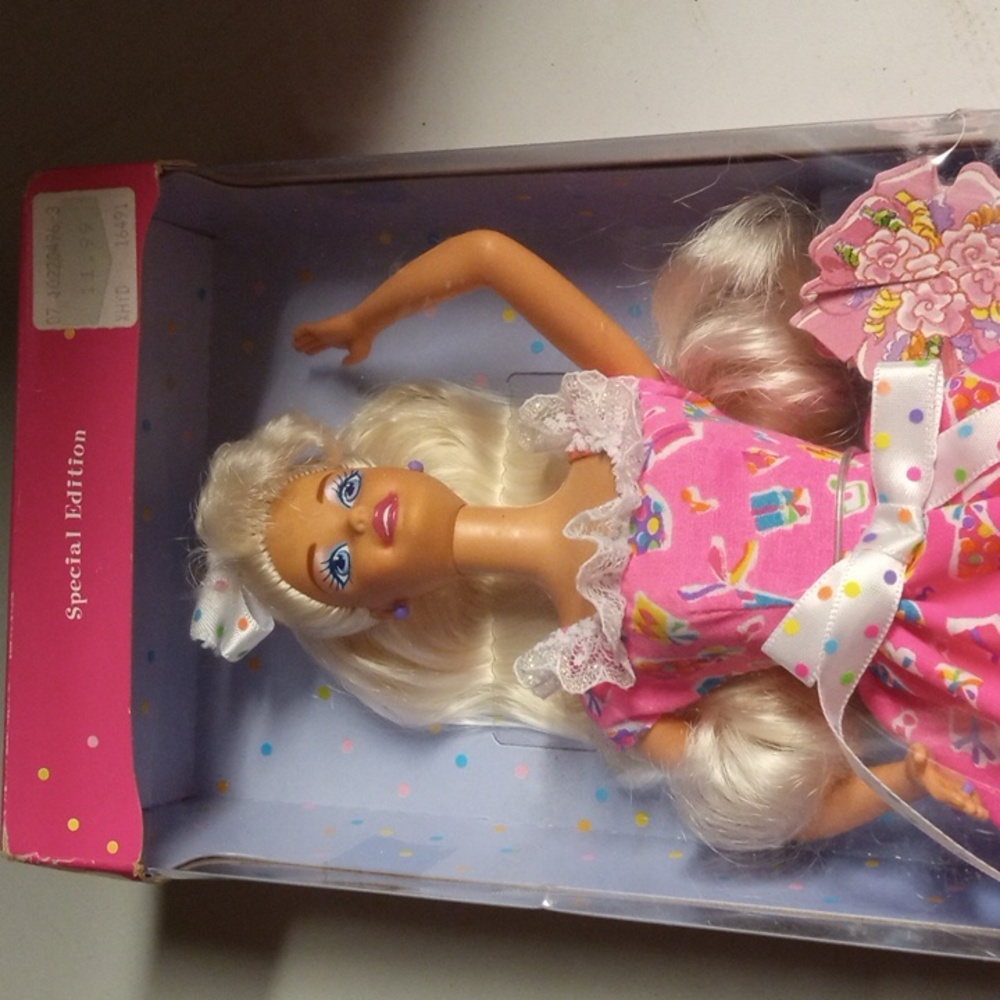 Special edition birthday surprise Barbie